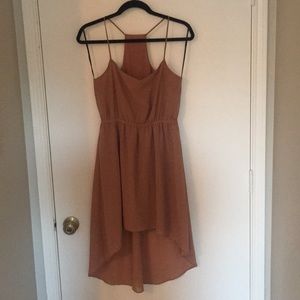 Blush High-low Dress